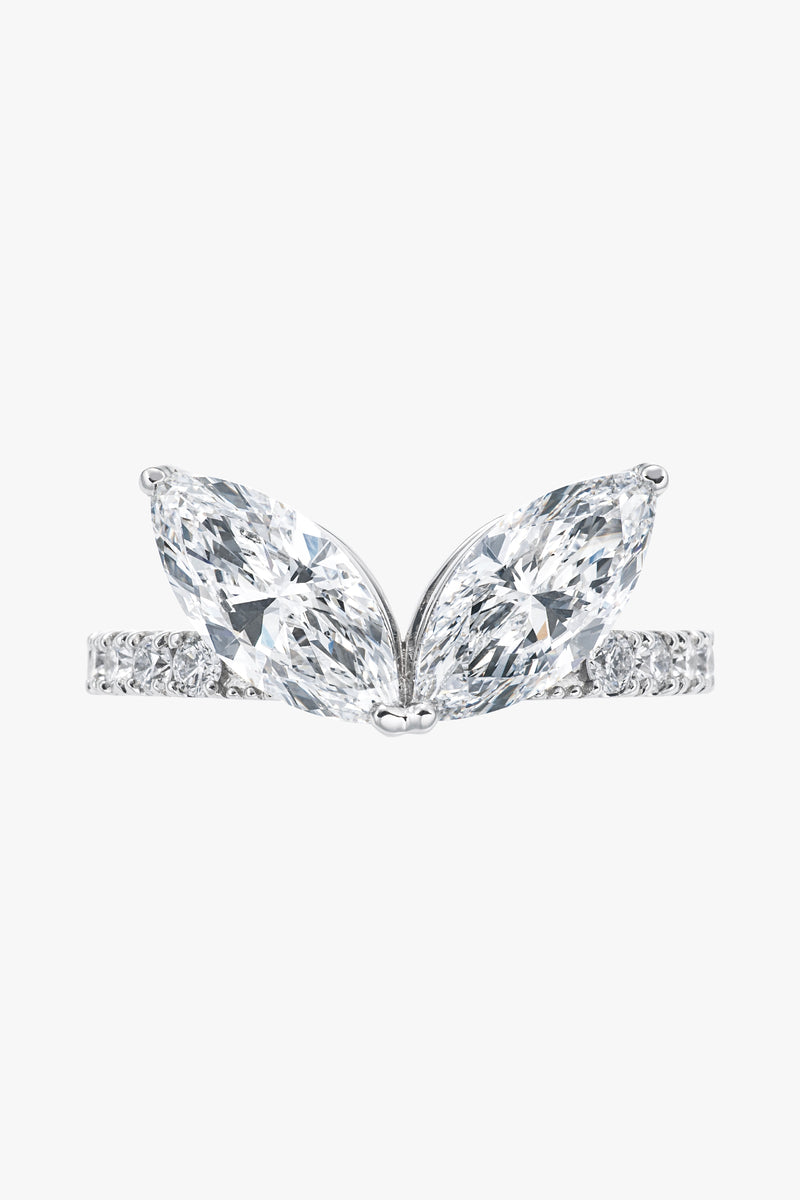 RÊVE DOUBLE MARQUISE & MELEE RING